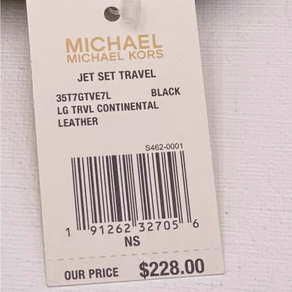 Michael Kors Continental Wallet Wristlet Black